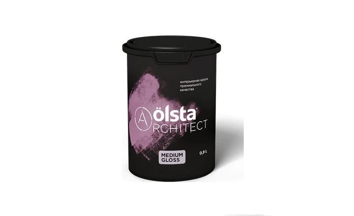 Medium Gloss -Olsta Architect-глянцевая интерьерная краска