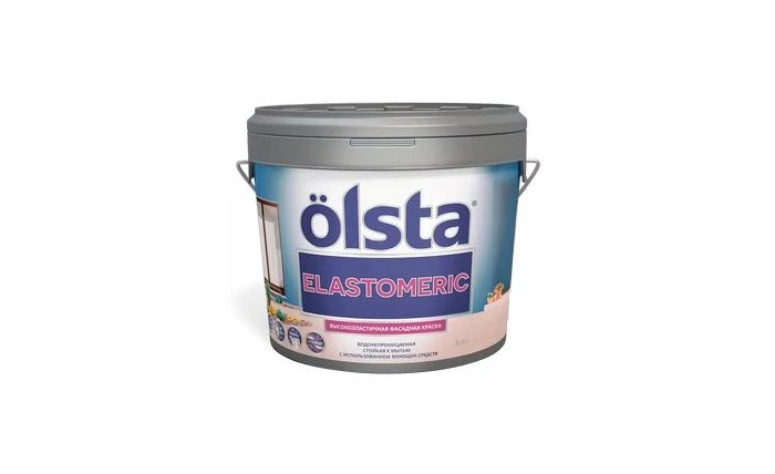 Elastomeric - Olsta - фасадную  краску 
