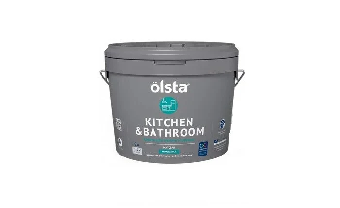 Kitchen&Bathroom- Olsta - интерьерная краска 