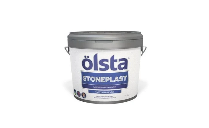 Stoneplast-Olsta - фактурная камешковая штукатурка